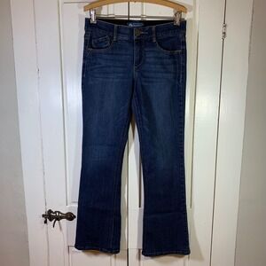 Democracy Women's Boot Cut Jeans - Dark Blue Denim